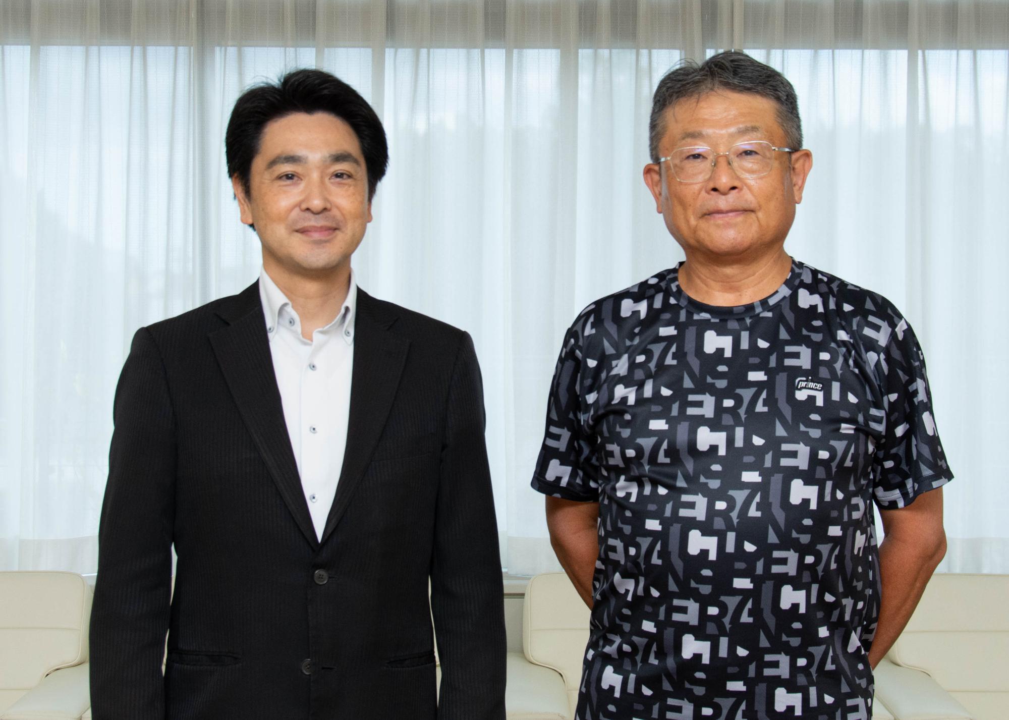 小山市長と安河内さん