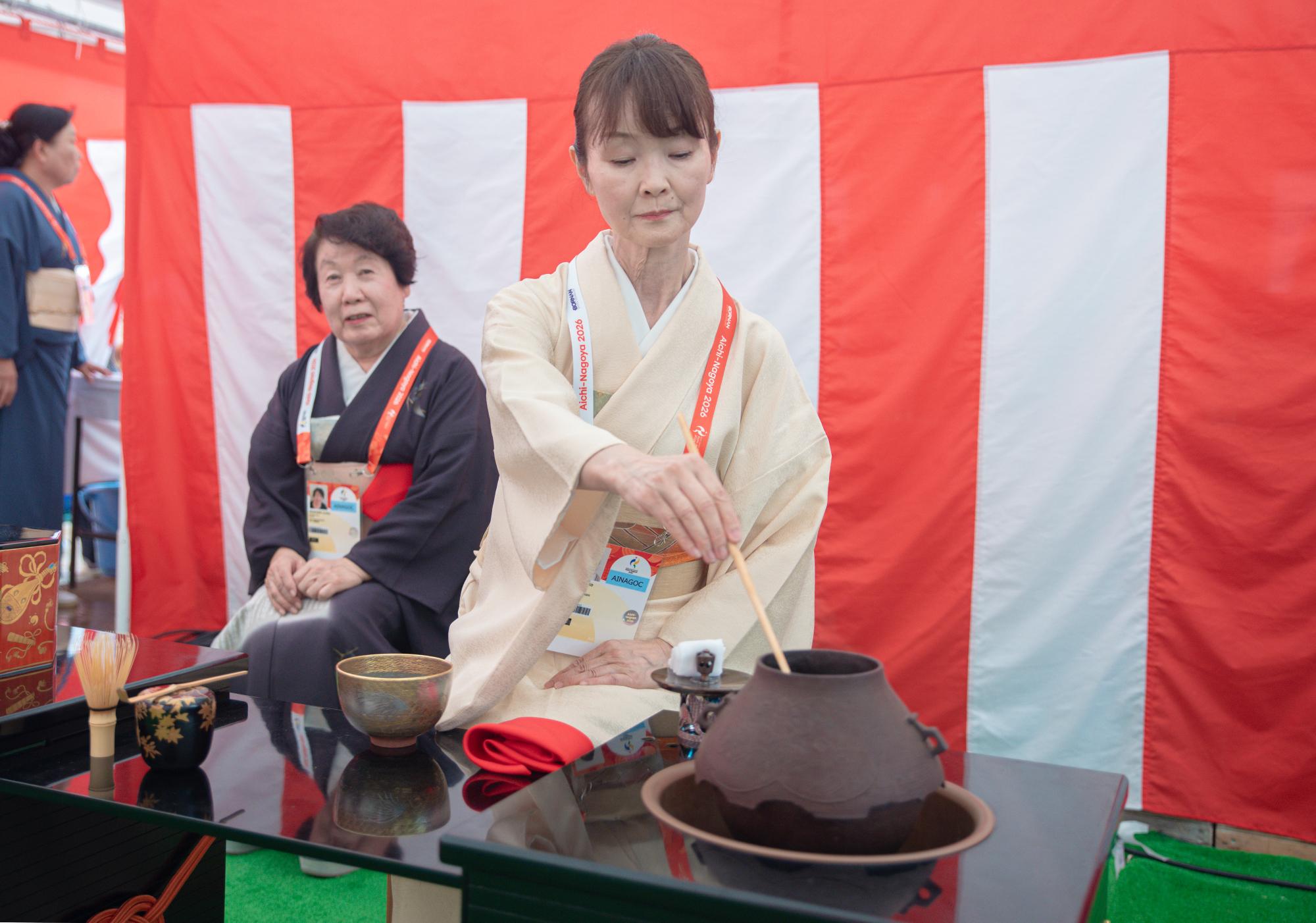 呈茶席の様子