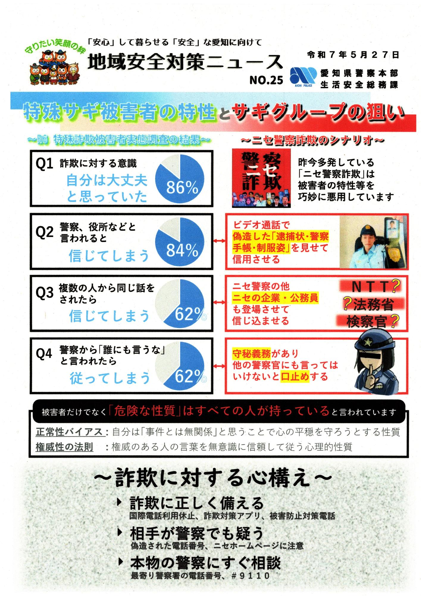 地域安全対策ニュースNo.25
