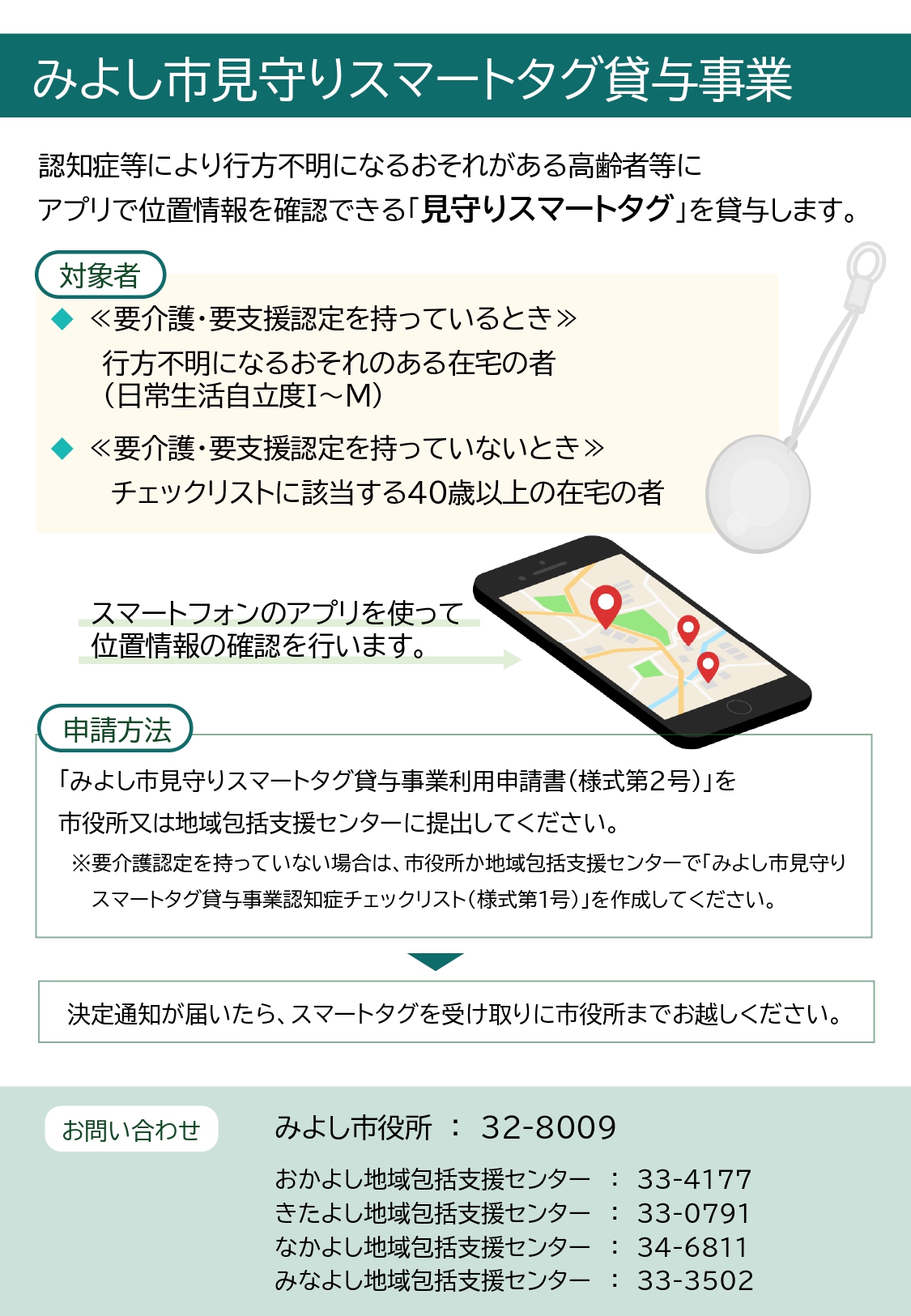 スマートタグ貸与事業チラシ