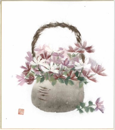 21.和紙ちぎり絵初級