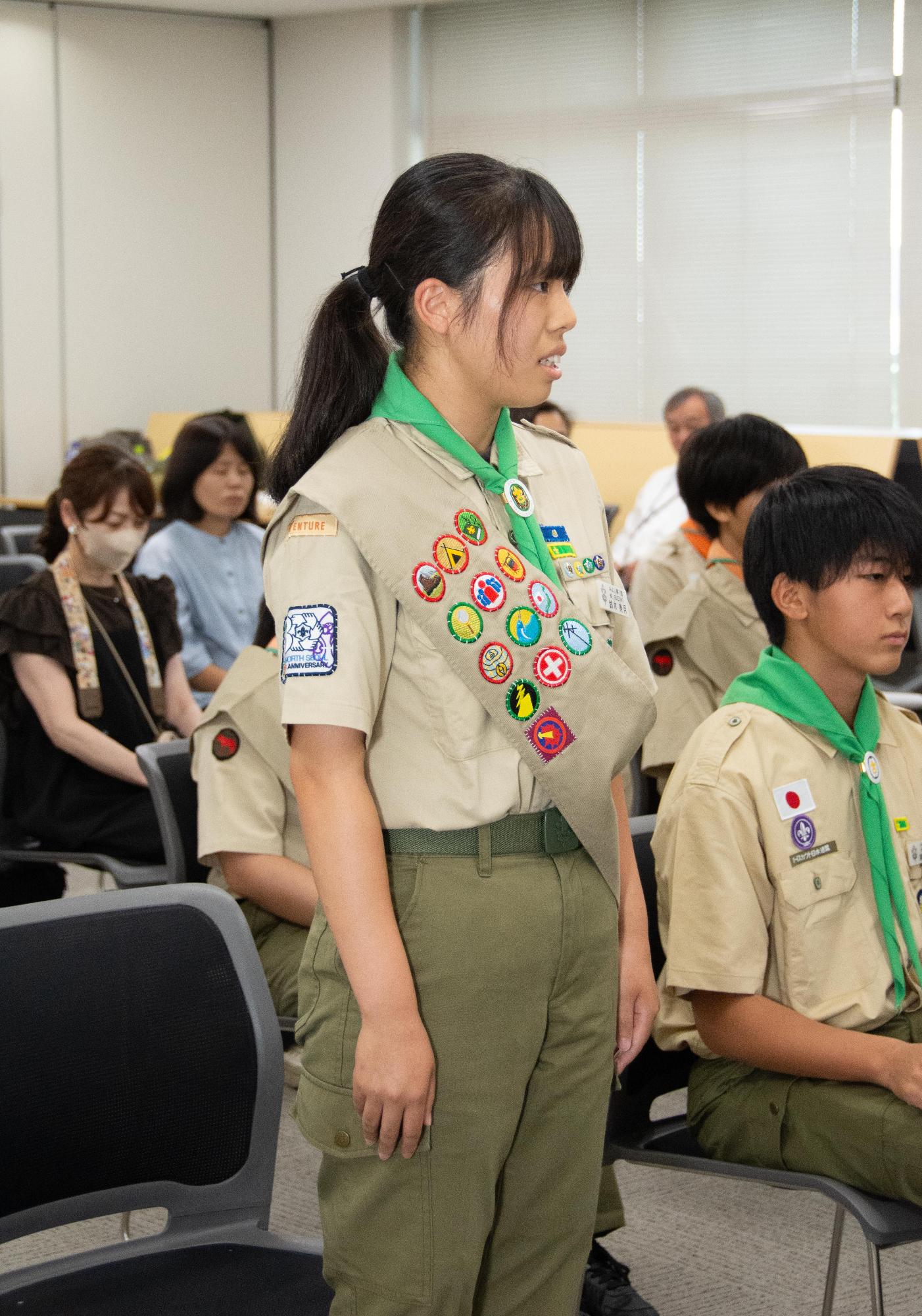 スピーチの様子