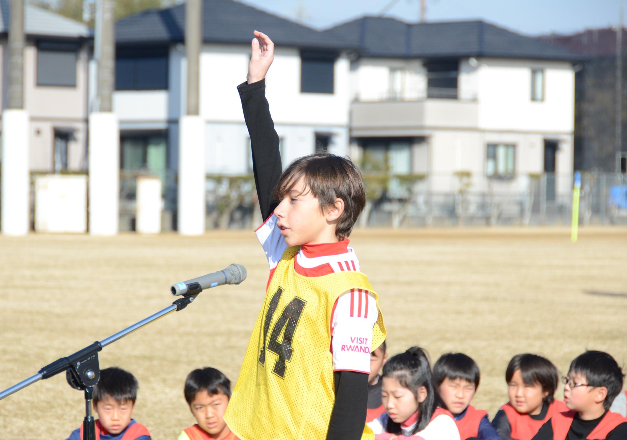 選手宣誓の様子