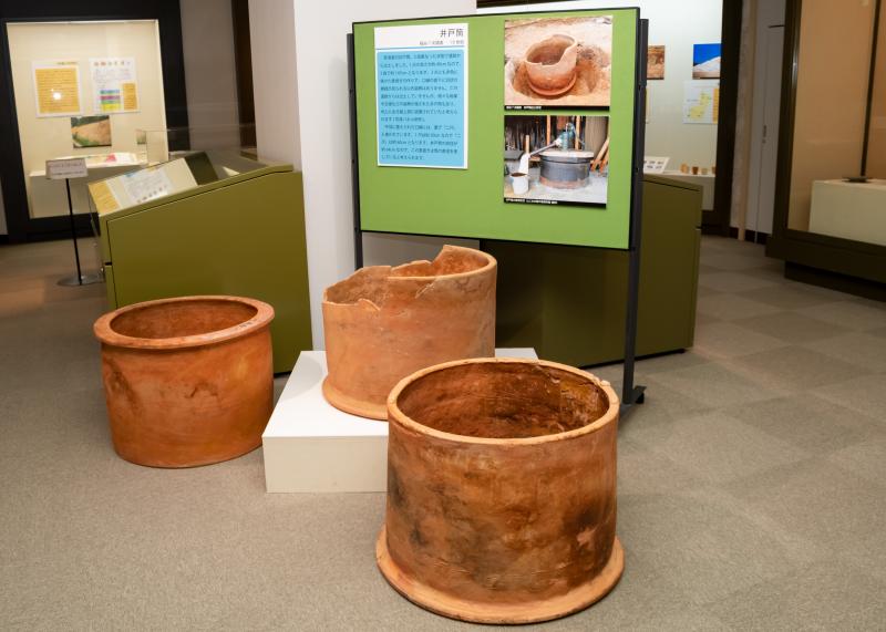 福谷7次調査で発掘された陶製井戸筒
