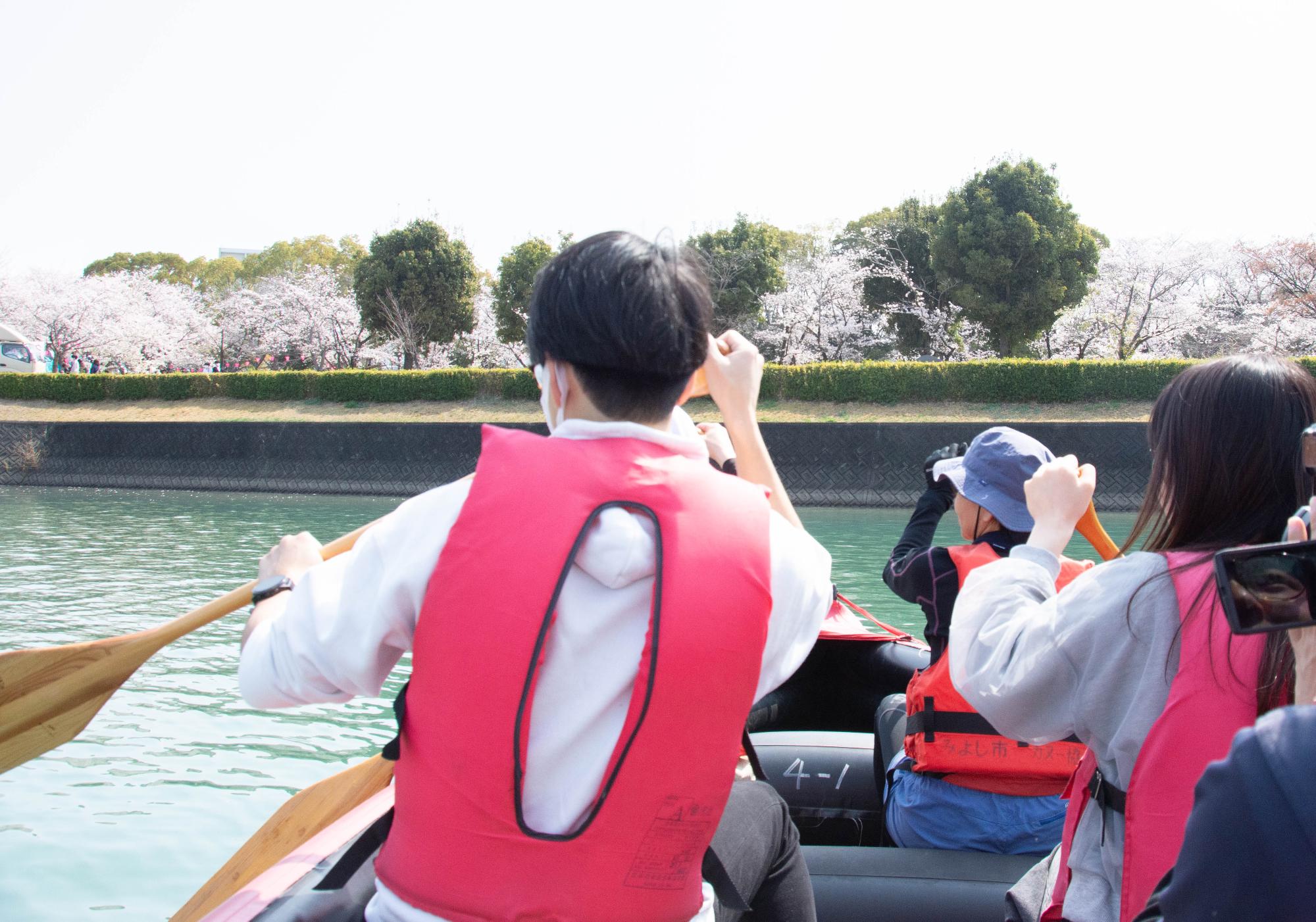 Eボートからの眺め