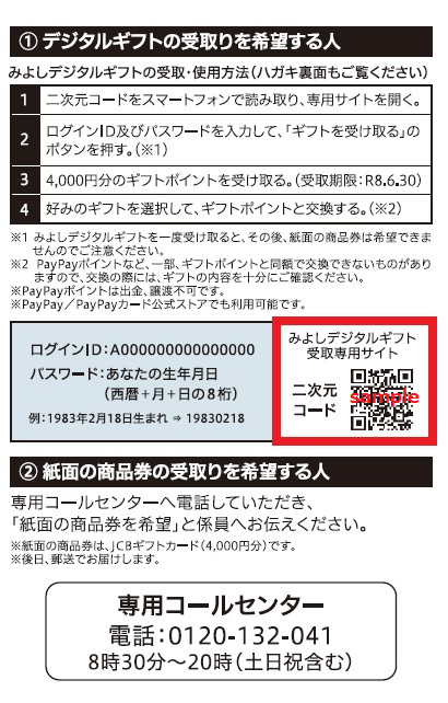 デジタルギフトはがき