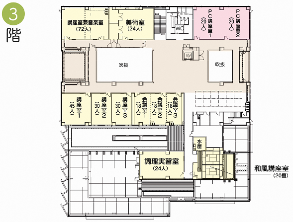 3階フロアマップ
