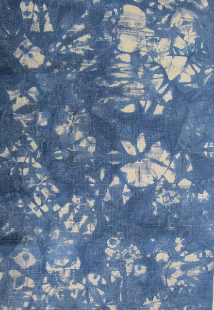 藍染め（むらくも絞り）