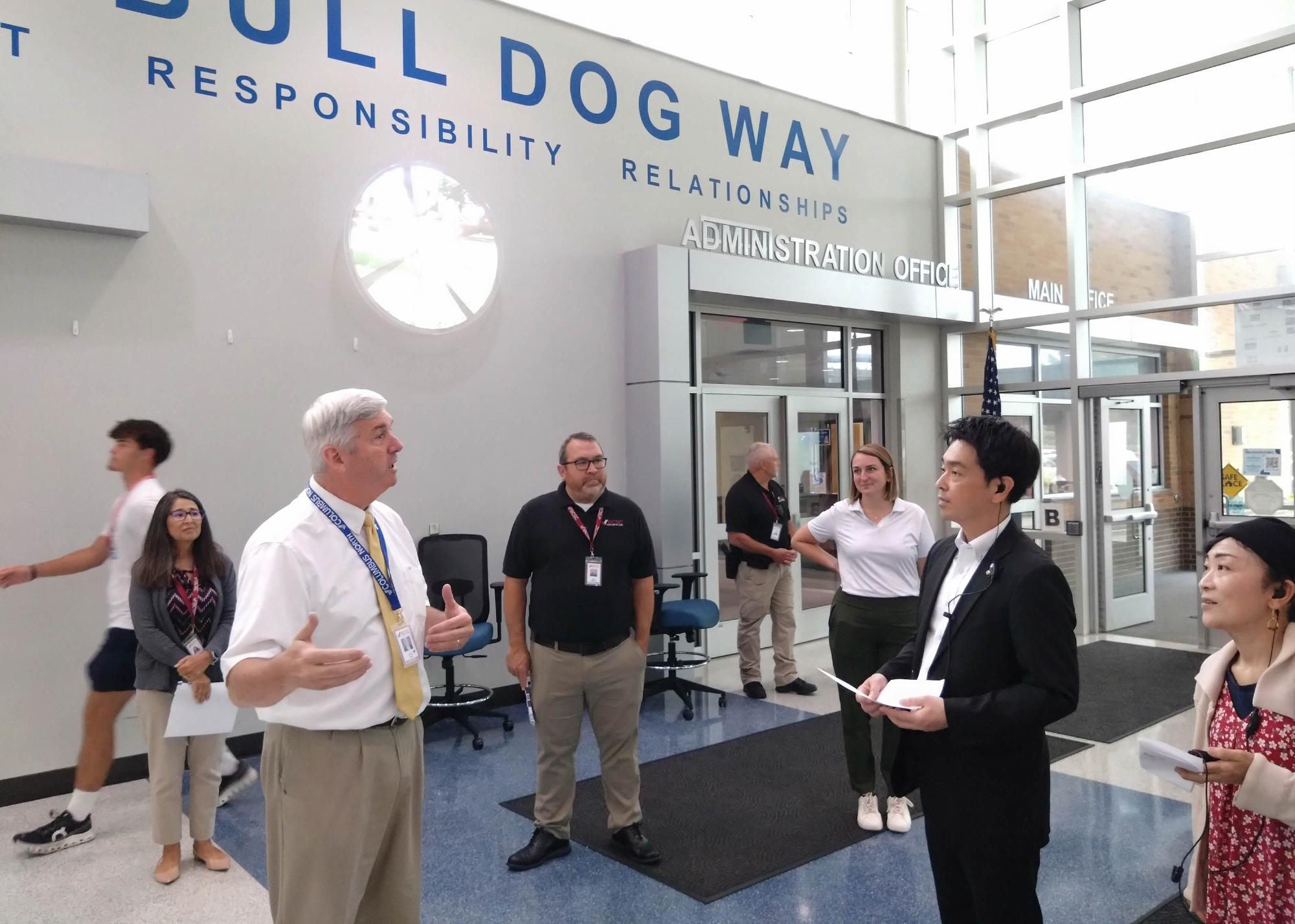 ノースハイスクールの視察