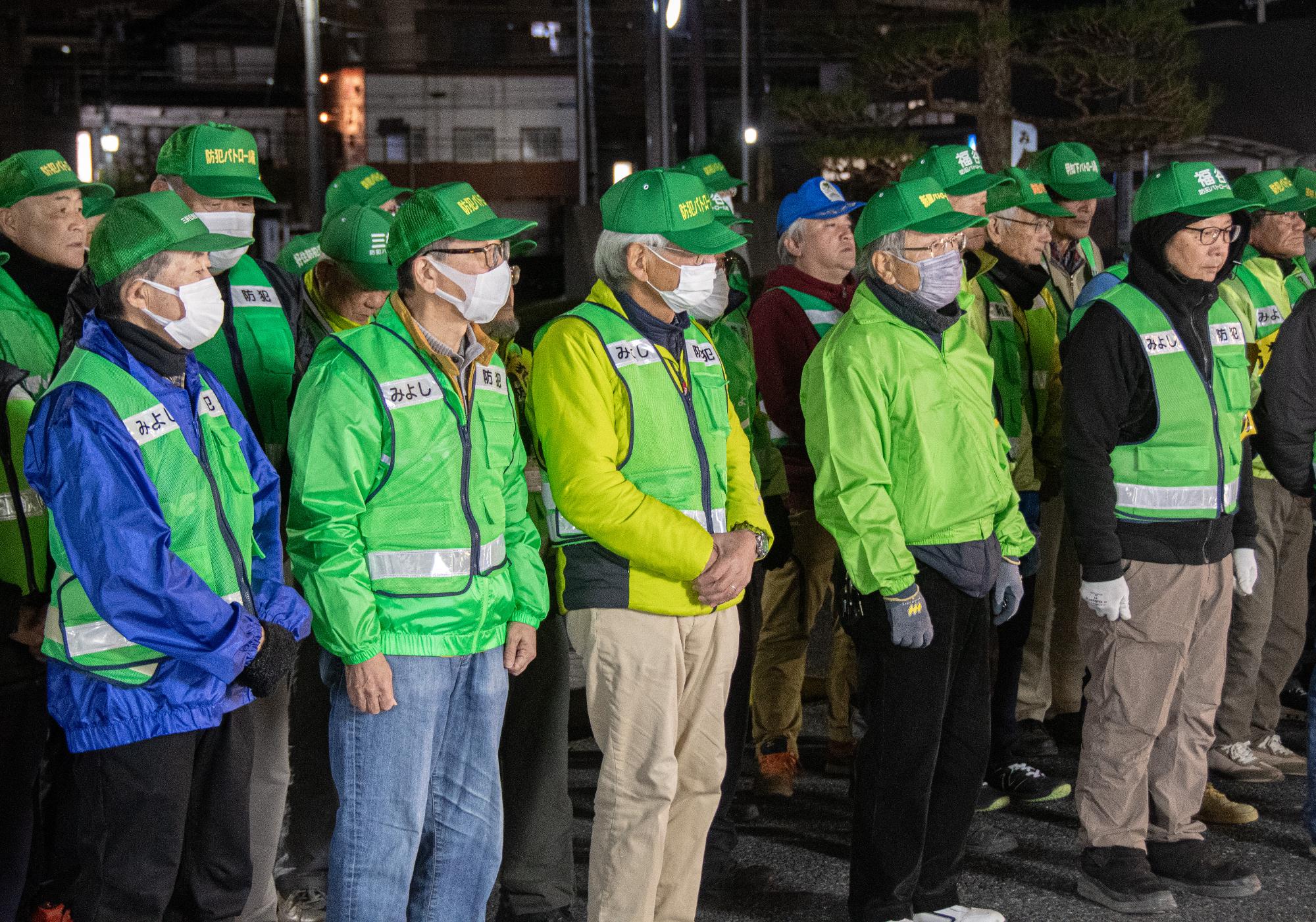 参加した行政区関係者の様子