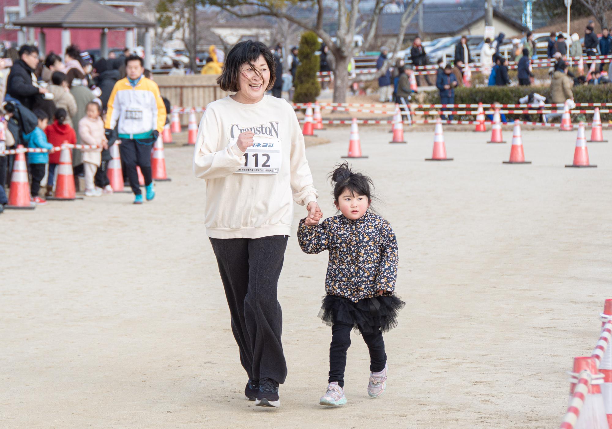 ふれあいジョギングの様子